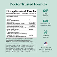 FDA-registered facility and cGMP compliant manufacturing statement on packaging