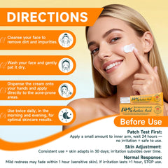 Redness relief demonstration shows rosacea friendly formulation in action.