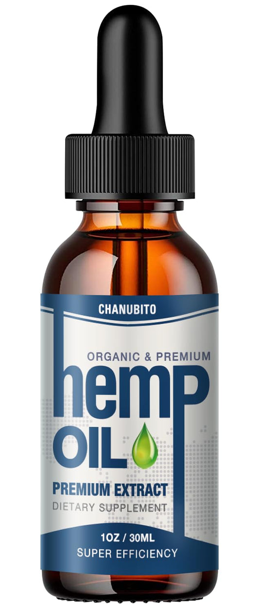 CHANUBITO Organic Omega 3-6-9 Oil Drops 6 Pack