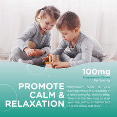 Kosher certification label on magnesium gummies