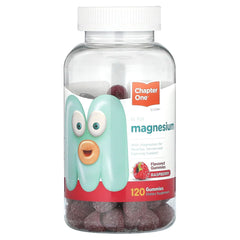 Chapter One Magnesium Gummies Raspberry bottle label