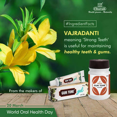 Charak Gum Tone Powder 40g packaging and box