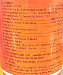 Close-up of Charak Gum Tone Powder texture