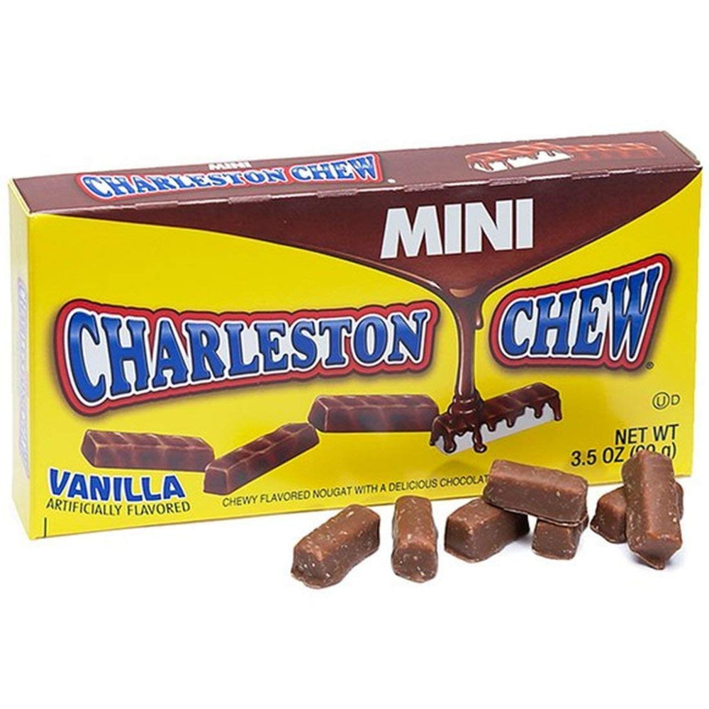 Charleston Chew 4oz box 12ct back/side view of packaging