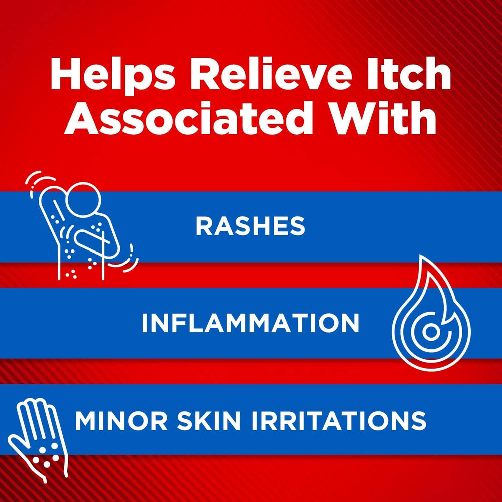 Cortizone-10 Easy Relief Applicator applied to a rash area for quick coverage.