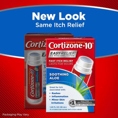 Cortizone-10 Easy Relief Applicator reddened skin being treated for relief.