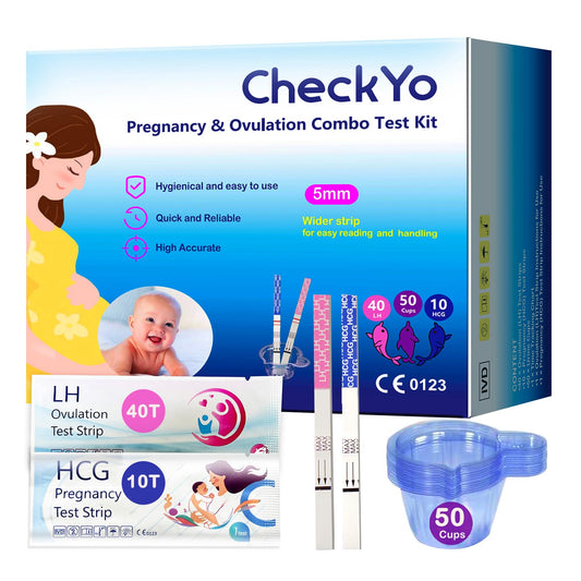 CheckYo Ovulation & Pregnancy Test Strips Combo hero image