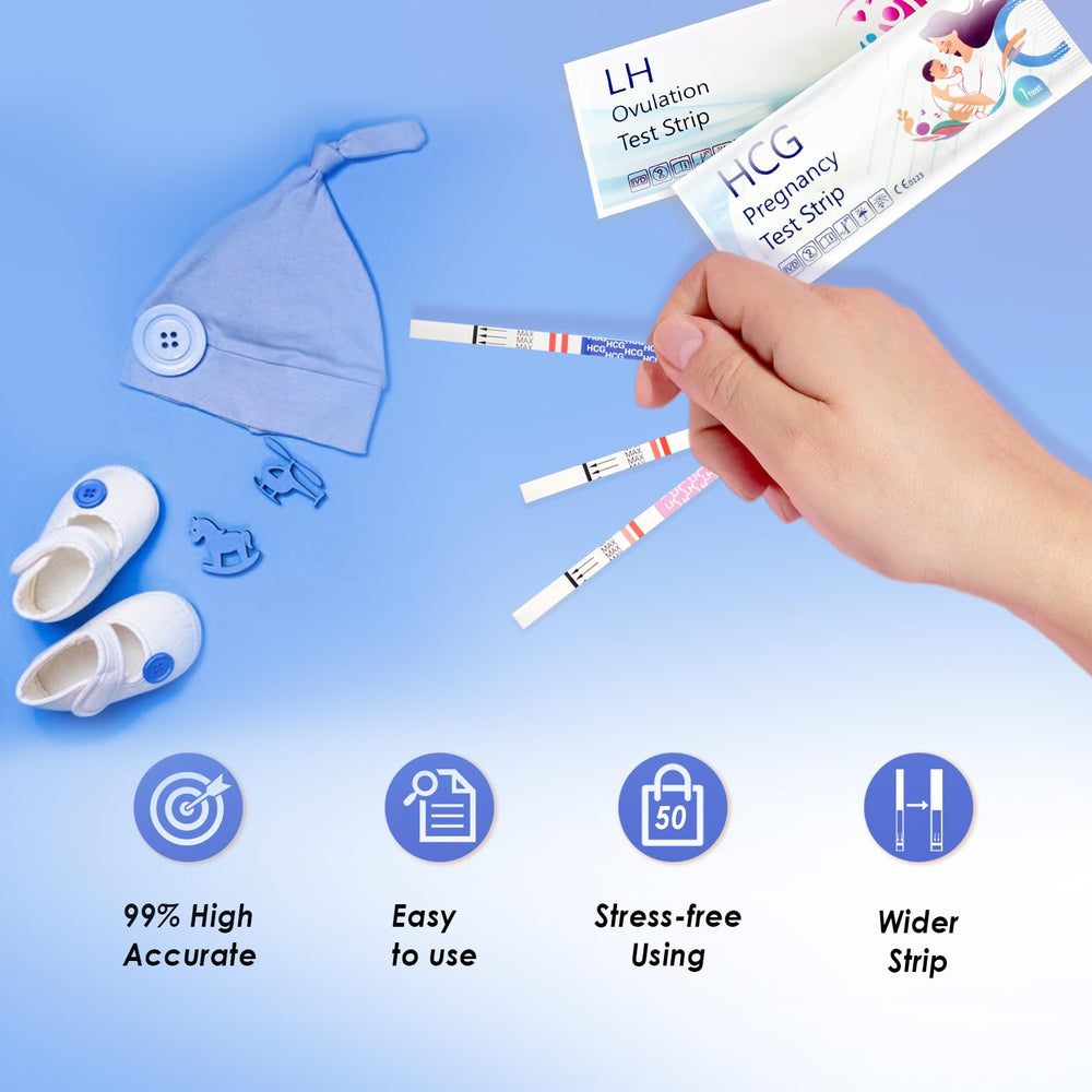 Forty ovulation test strips for identifying your fertile window