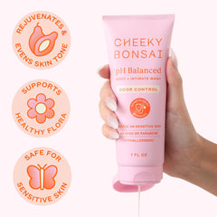 Cheeky Bonsai Everywhere Wash foam for daily use and odor control