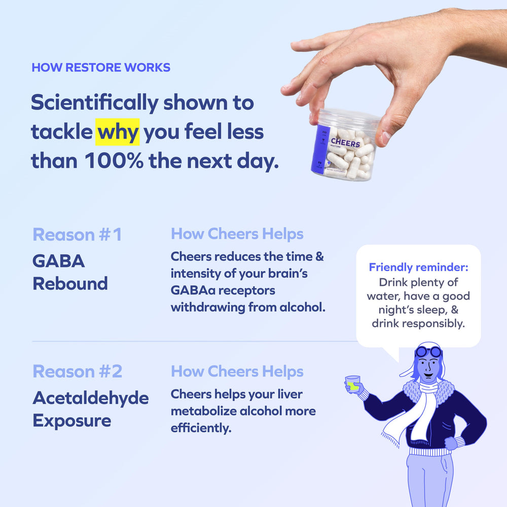 Cheers packaging and labeling emphasizing ingredient transparency