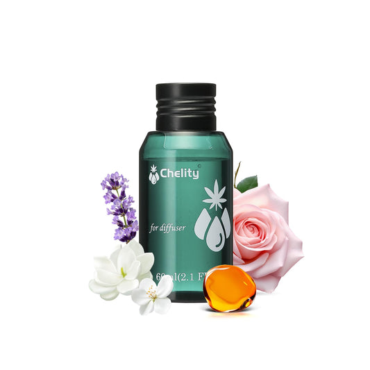 Chelity Hotel Diffuser Oil 60ml bottle with Baccarat Rouge label