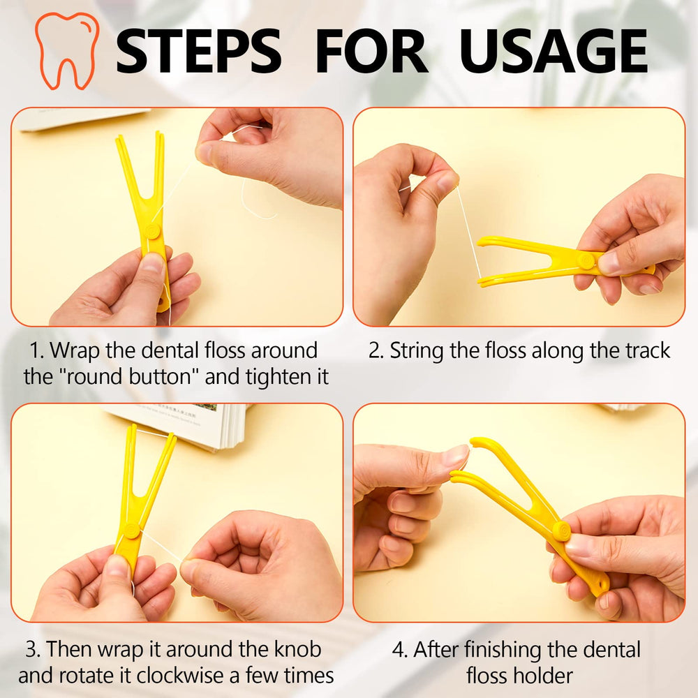 Gift-ready dental floss holder for oral care