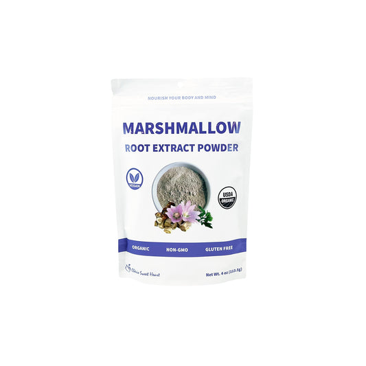 Chérie Sweet Heart USDA Organic Marshmallow Root Powder 4 oz - organic, filler-free, vegan