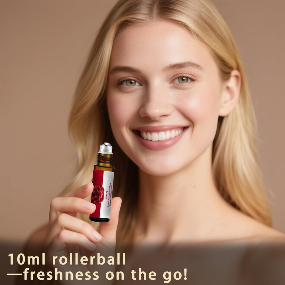 Cherry essential oil roll-on 10ml bottle