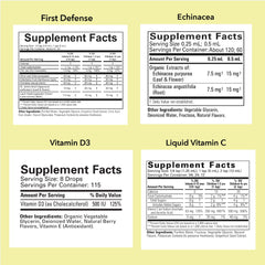 Liquid Vitamin D3 bottle for children