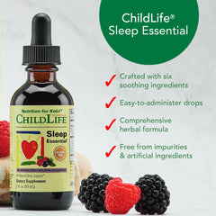 Dosage guidelines for children on Sleep Essential