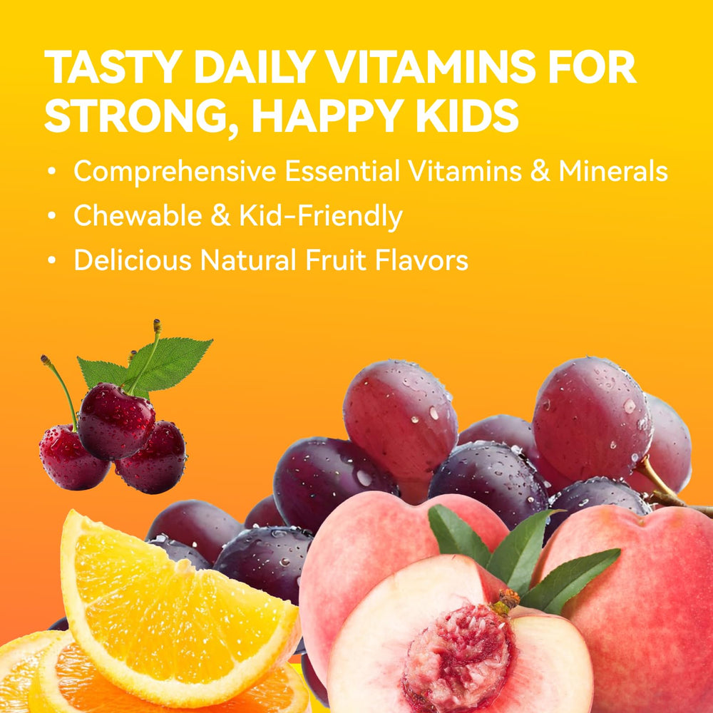 Dosing guidance for ages 2 and up displayed on packaging