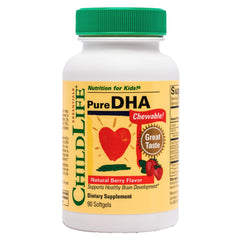 CHILDLIFE Essentials Pure DHA for Kids natural berry flavor product hero image