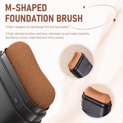 Chinosuo soft M-shaped bristle brush aiding precise application around features.