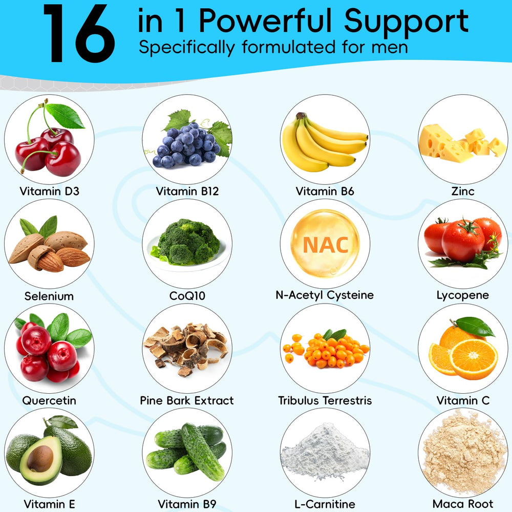 N-Acetyl Cysteine and minerals in 16-in-1 fertility blend