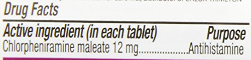 Chlor-Trimeton tablets held in hand for easy daily dosing.