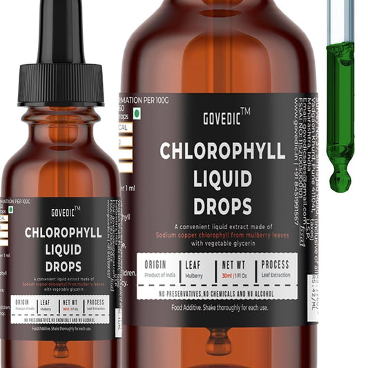 Chlorophyll Liquid Drops 30ml bottle front view