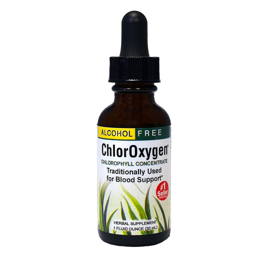 ChlorOxygen Chlorophyll Concentrate bottle – front view