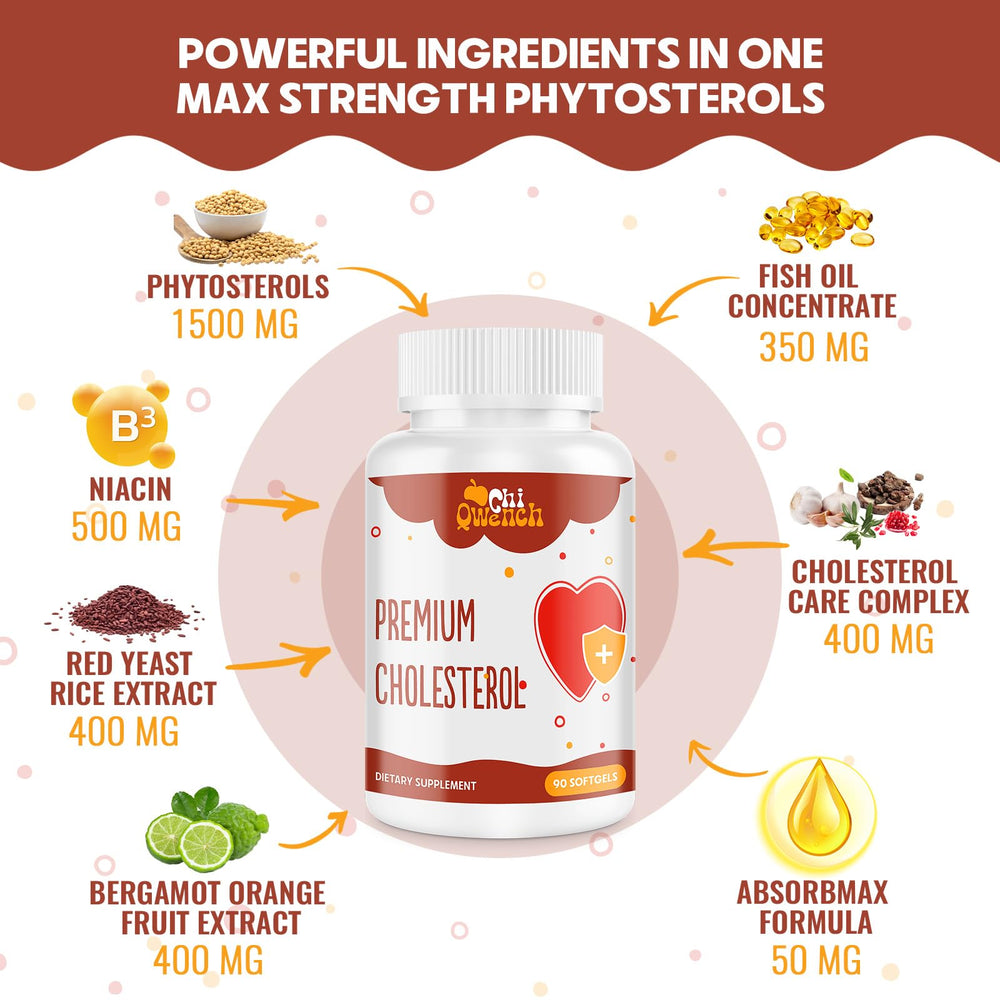 High absorption cholesterol supplement with turmeric and black pepper