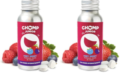 Chomp Junior Very Berry Toothpaste Tablets Pack 2 front view