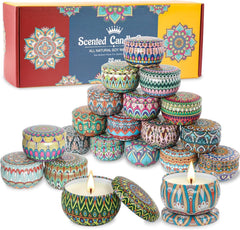Christmas Candle Gift Set for Women in a decorative gift box