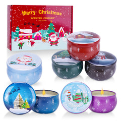 Soothing spa-like ambiance with Christmas candles lit