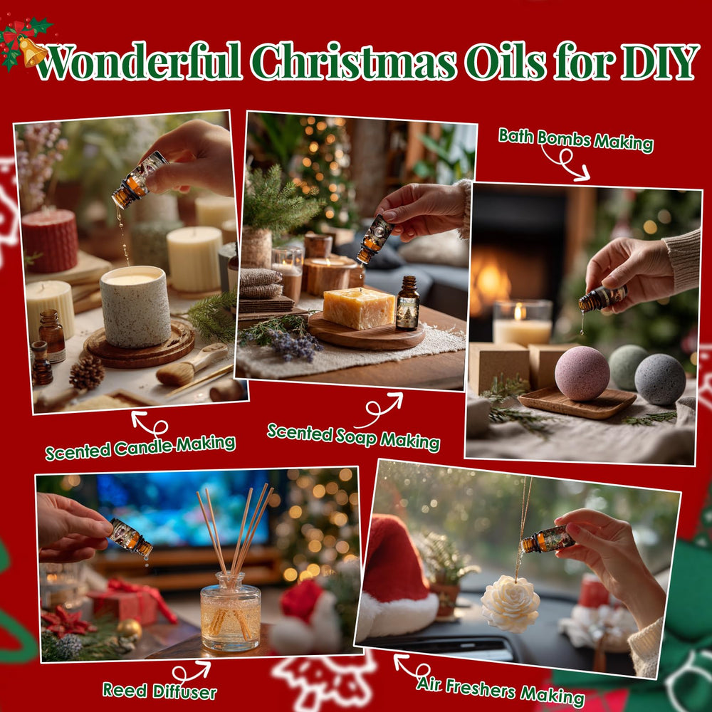 Mistletoe, cranberry and hearth scents essential oil bottle 10 ml