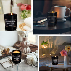 Eco-friendly natural soy wax candle set