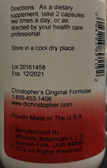 Close-up of vegetarian capsules for Chest Formula