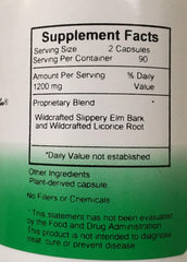 Plant-based 600 mg digestive support capsules