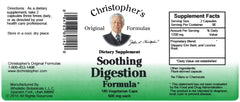 Herbal blend and product packaging for Soothing Digestion