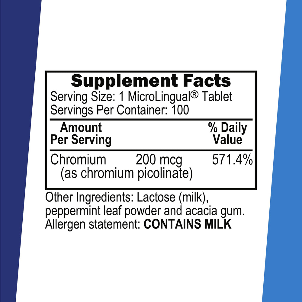 Close-up of Instant Dissolve MicroLingual tablets