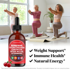 Chromium picolinate added to berberine liquid drops