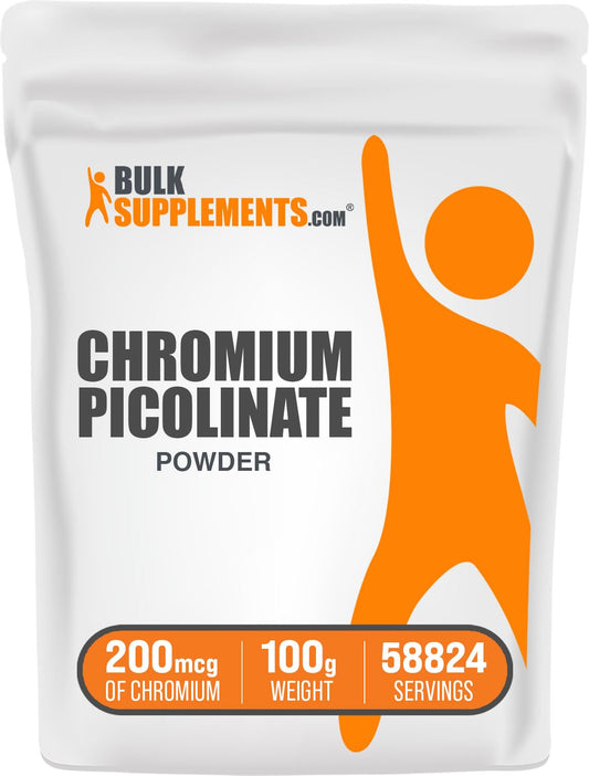 Chromium Picolinate powder 200mcg per serving in 100g container