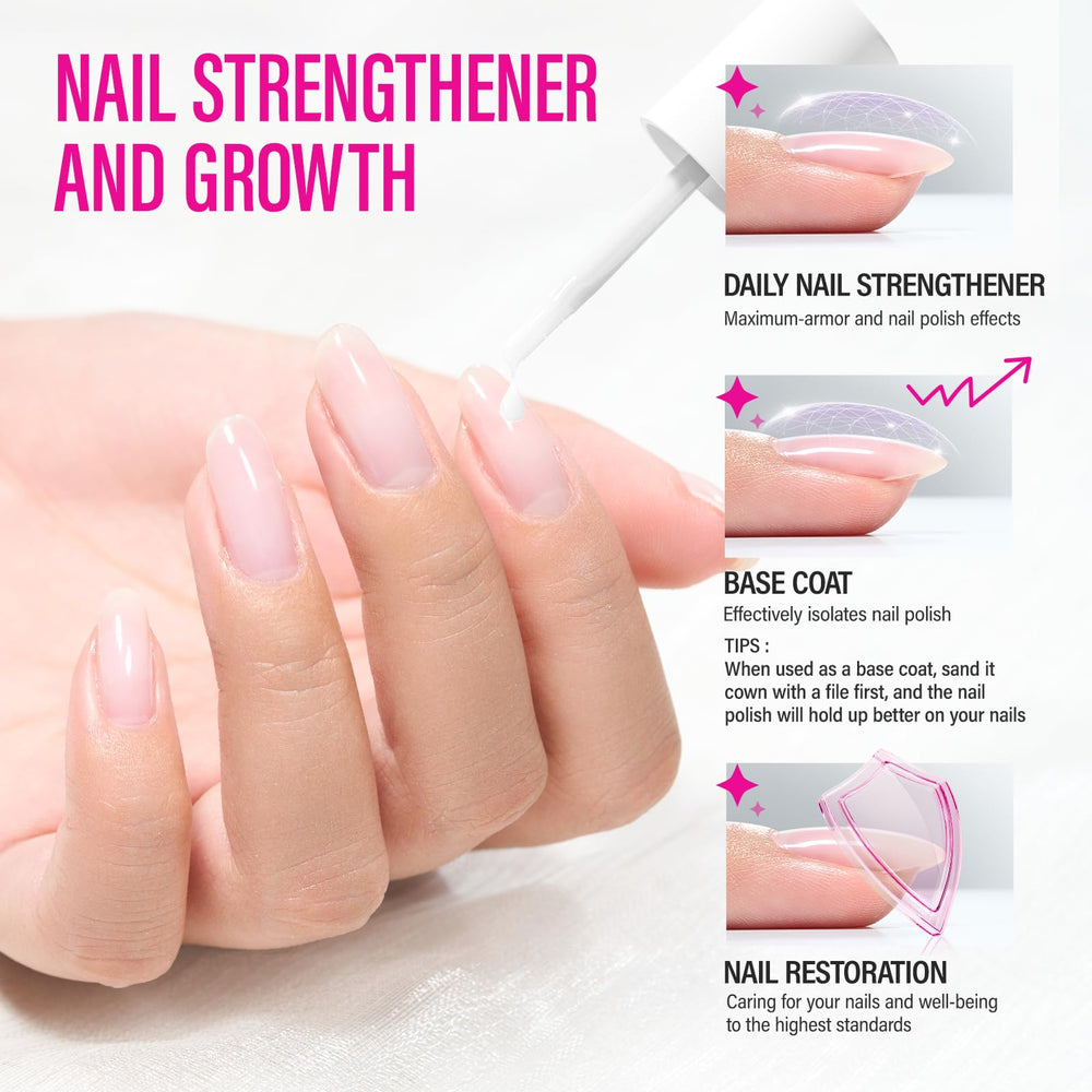 CHUCHU Nail Ridge Filler protects nails during daily activities