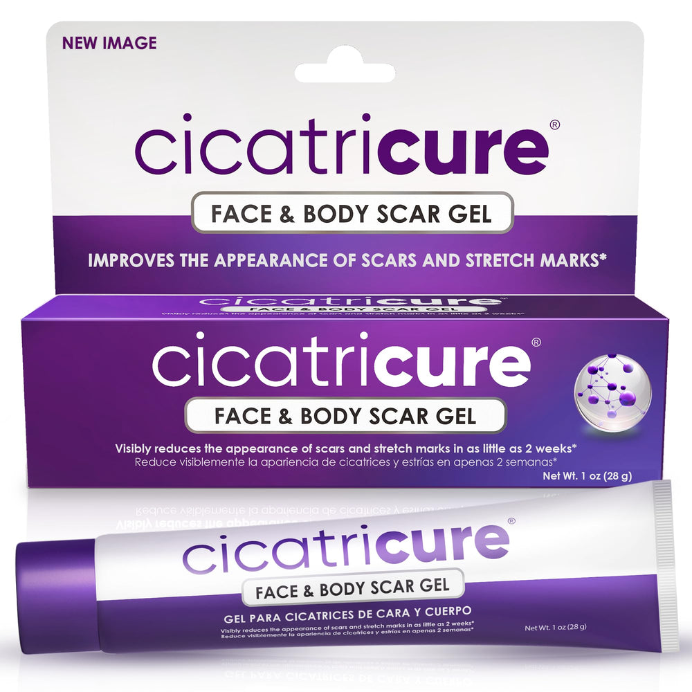 Cicatricure Advanced Scar Gel face application improves skin texture and scar appearance