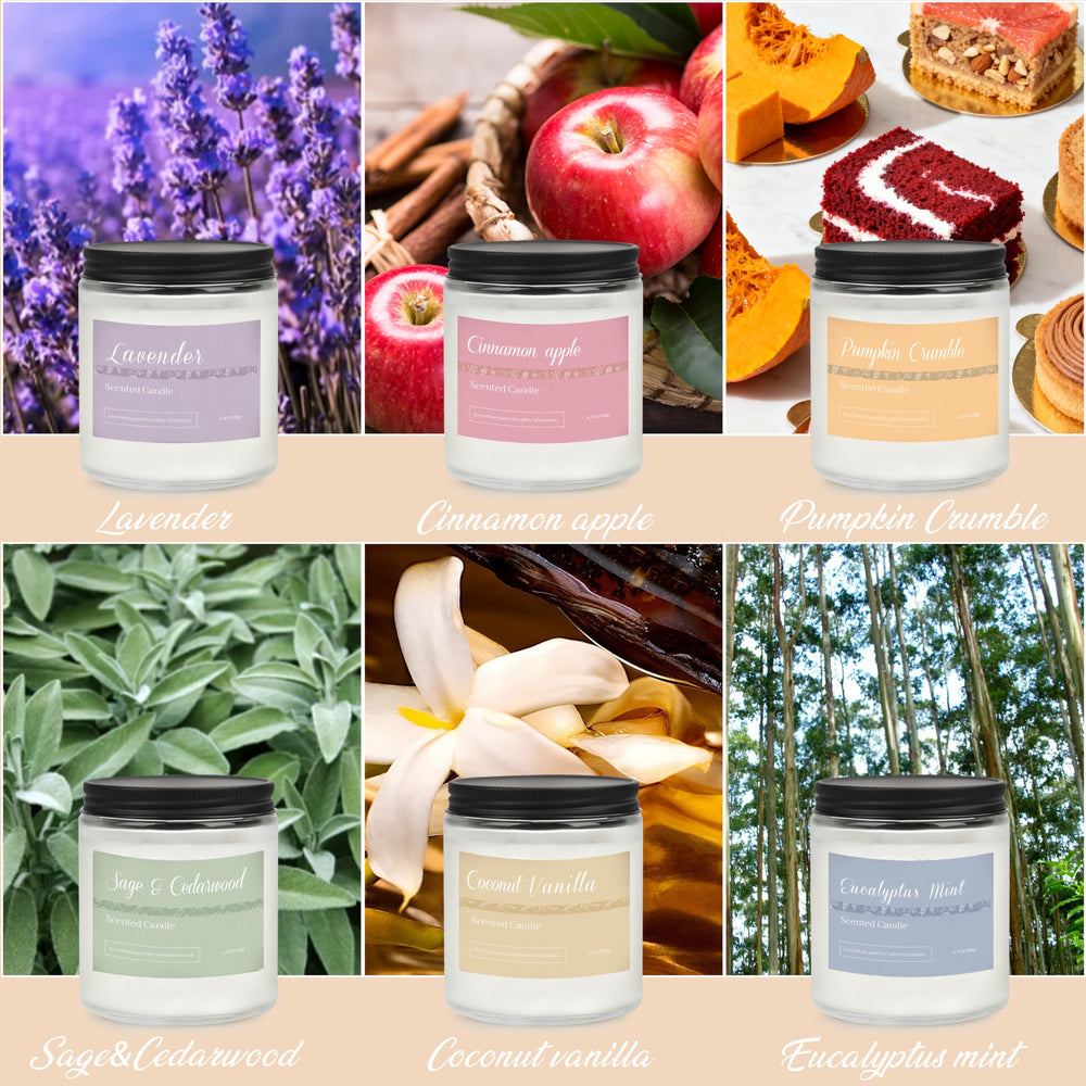 Cinnamon Apple scented soy candle