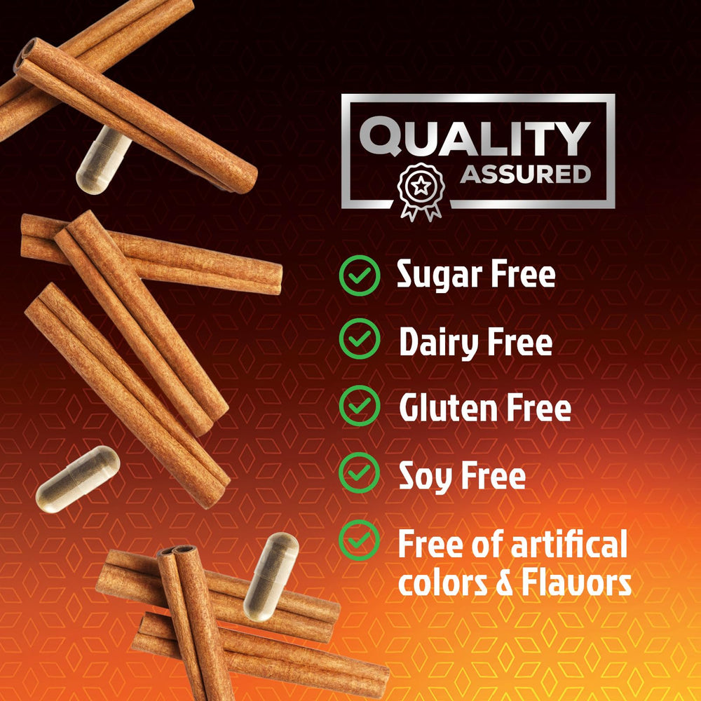 Cinnamon capsules for energy and joint support