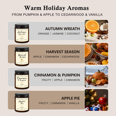 Cinnamon Pumpkin scented soy candle