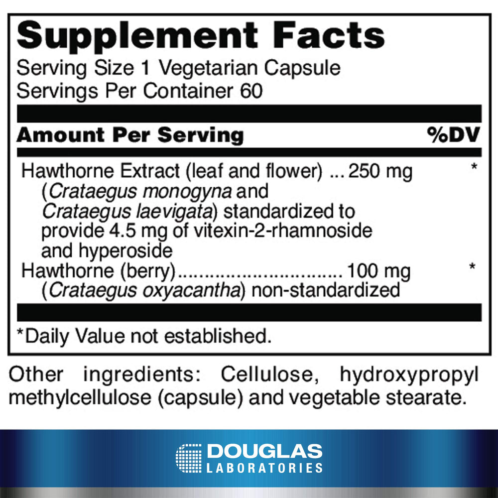 Hawthorn berry extract supporting cardiovascular health and circulation