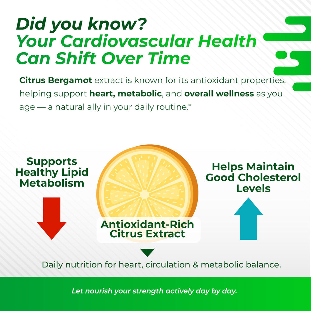 Key ingredients: Vitamin C, Vitamin D3, Citrus Bergamot, Cinnamon, Turmeric, Odorless Garlic, Olive Leaf, Artichoke, Black Pepper