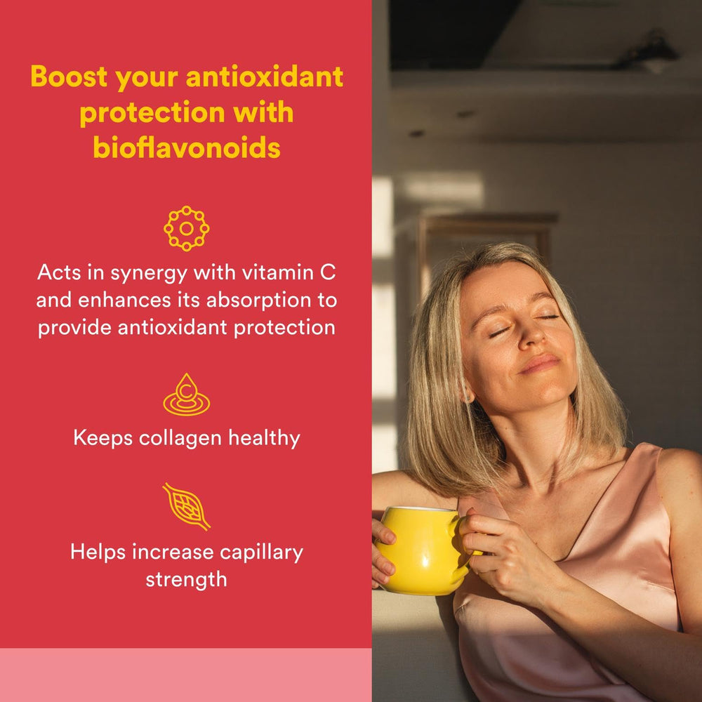 Close up of Citrus Bioflavonoids 650mg label