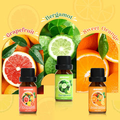 Sweet orange essential oil bottle