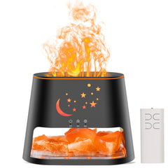 cjc diffuser flame ambience white; warm mood lighting for relaxing spaces.