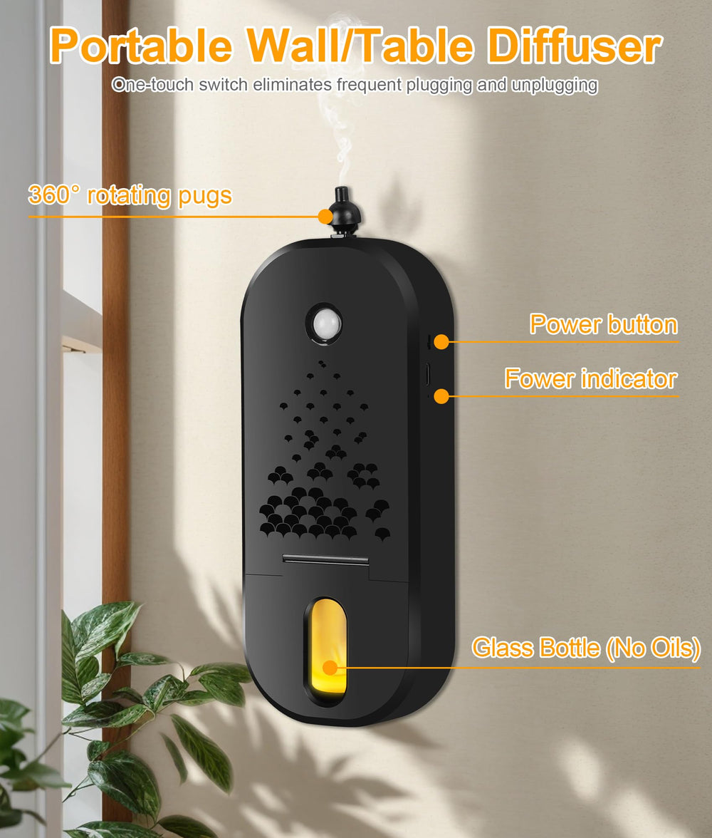 CJC Waterless Diffuser extended battery life powers long-running fragrance sessions